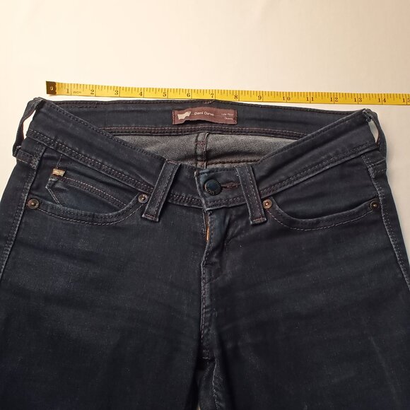 Levi's Jeans Size 0 Demi Curve Low Rise Skinny Leg Dark Wash - Picture 7 of 11
